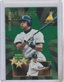 DEREK JETER 1995 PINNACLE ZENITH ROOKIE ROLL CALL #2