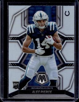 ALEC PIERCE 2022 PANINI MOSAIC SILVER PRIZM ROOKIE CARD