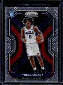 TYRESE MAXEY 2020-21 PANINI PRIZM ROOKIE CARD