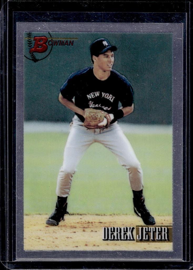 DEREK JETER 1998 BOWMAN CHROME ROOKIE TRIBUTE INSERT