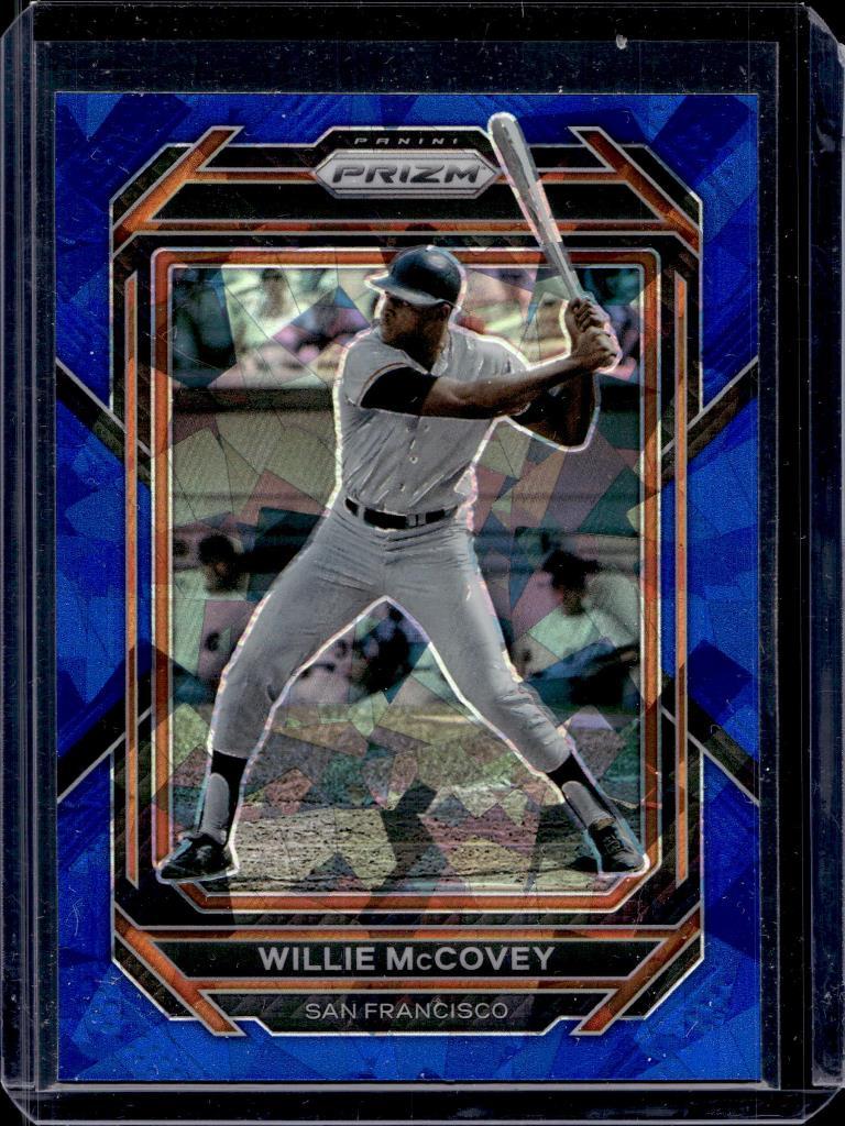 WILLIE MCCOVEY 2023 PANINI PRIZM BLUE ICE PRIZM