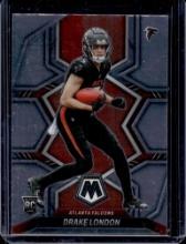 DRAKE LONDON 2022 PANINI MOSAIC ROOKIE CARD