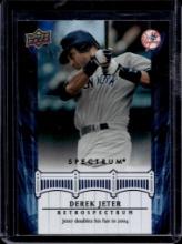 DEREK JETER 2008 UD SPECTRUM RETROSPECTRUM INSERT