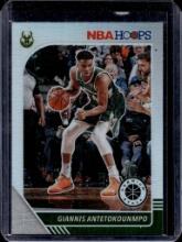 GIANNIS ANTETOKOUNMPO 2019-20 HOOPS PREMIUM SILVER PRIZM