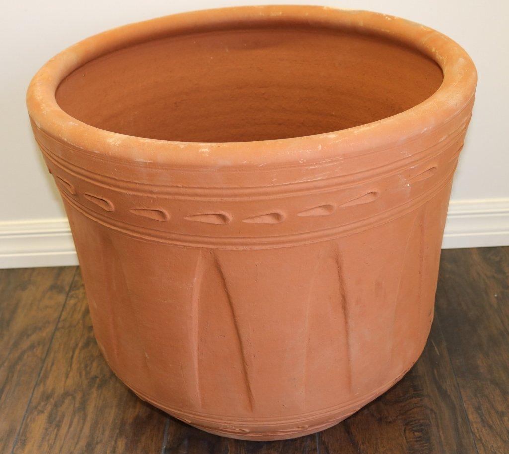 2 NEW Large Terra Cotta Planters