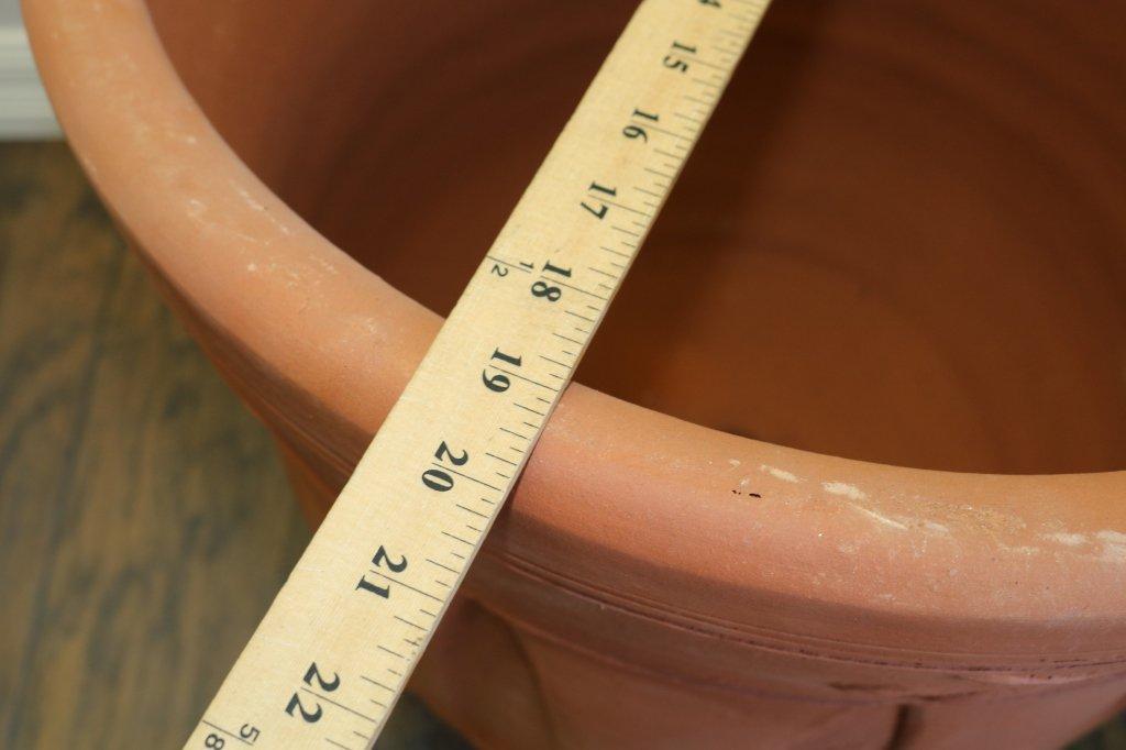 2 NEW Large Terra Cotta Planters