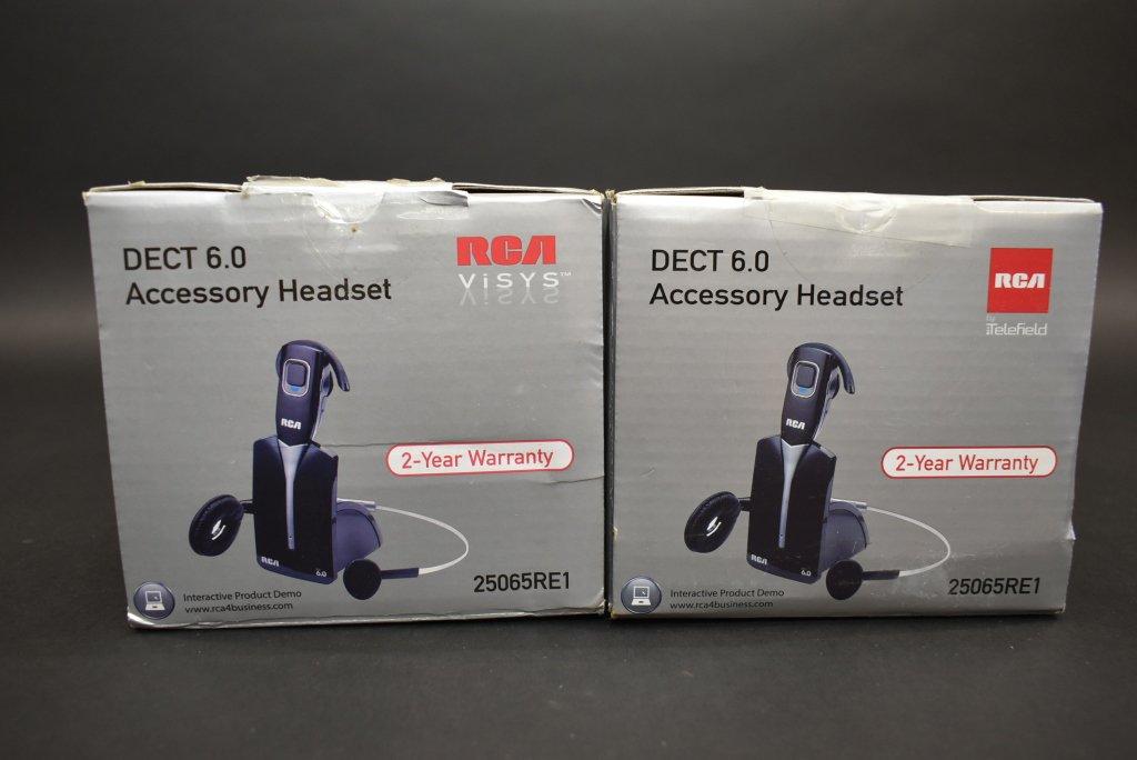 2 RCA Wireless Headsets