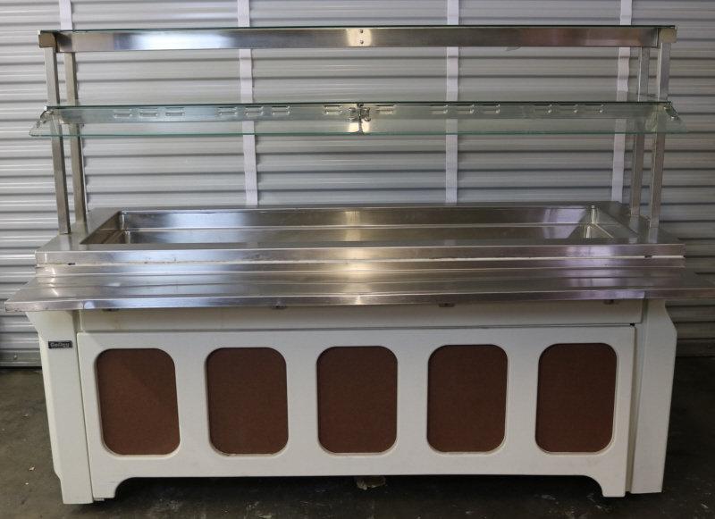 79 Inch Galley Refrigerated Salad Bar