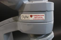 American Optical Fifty Laboratory Microscope