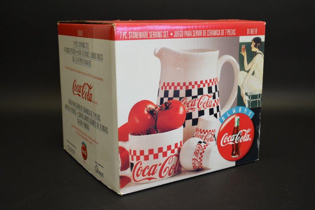 Coca Cola Stoneware Serving Set