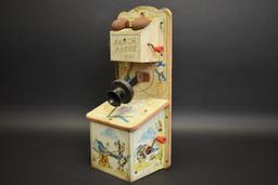 Vintage Roy Rodgers Toy Telephone