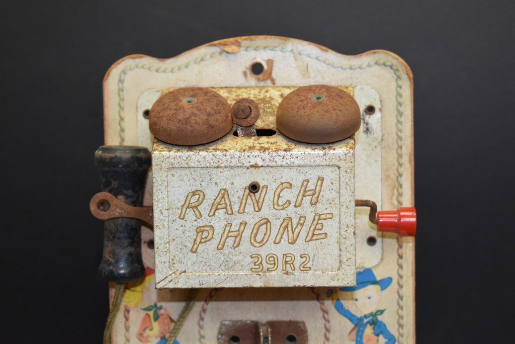 Vintage Roy Rodgers Toy Telephone