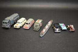 LOT of 8 Vintage Die Cast Cars