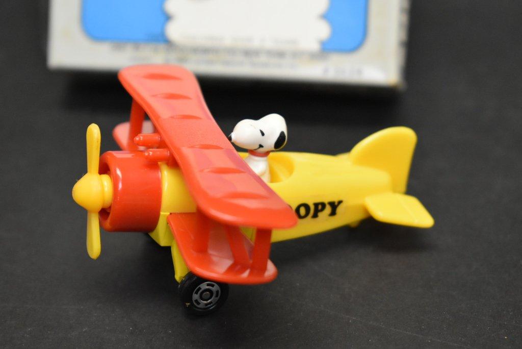 Vintage 1958 Snoopy Die Cast Biplane Toy