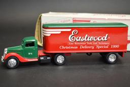 Vintage Die Cast Ertl Delivery Truck Bank