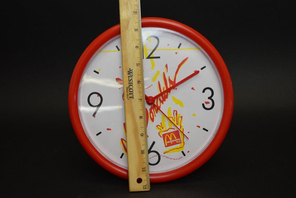 McDonald's Restaurant Store Logo Wall Clock