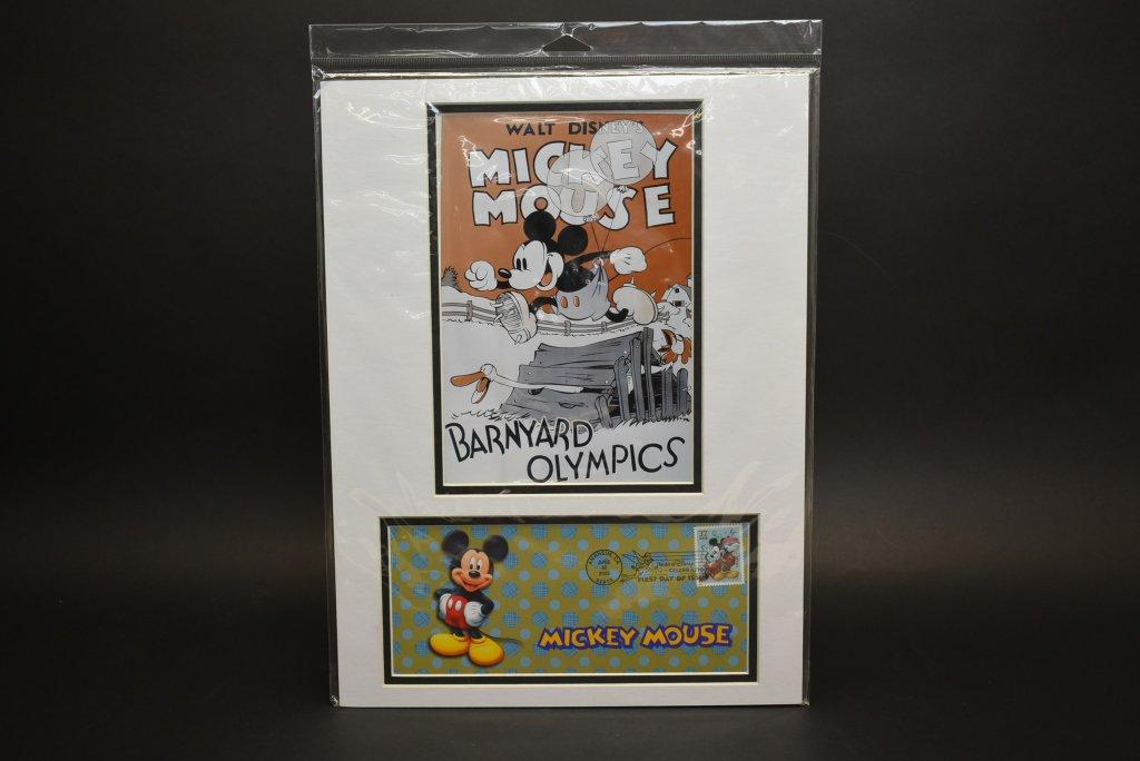 Mickey Mouse First Day Issue Stamp