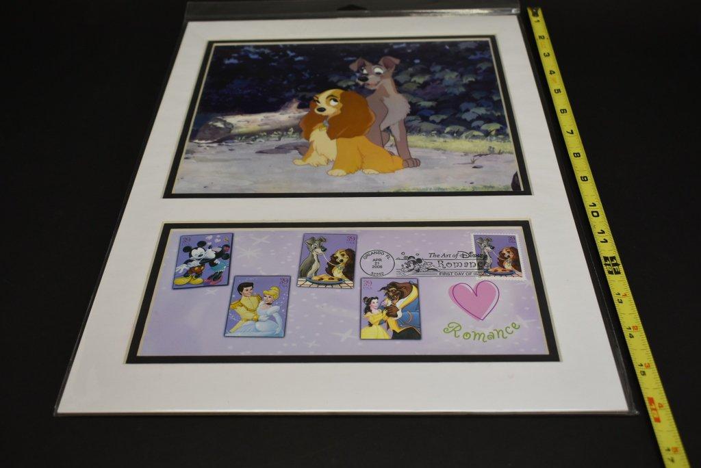 Disney's Lady And The Tramp First Day Issue Stamp