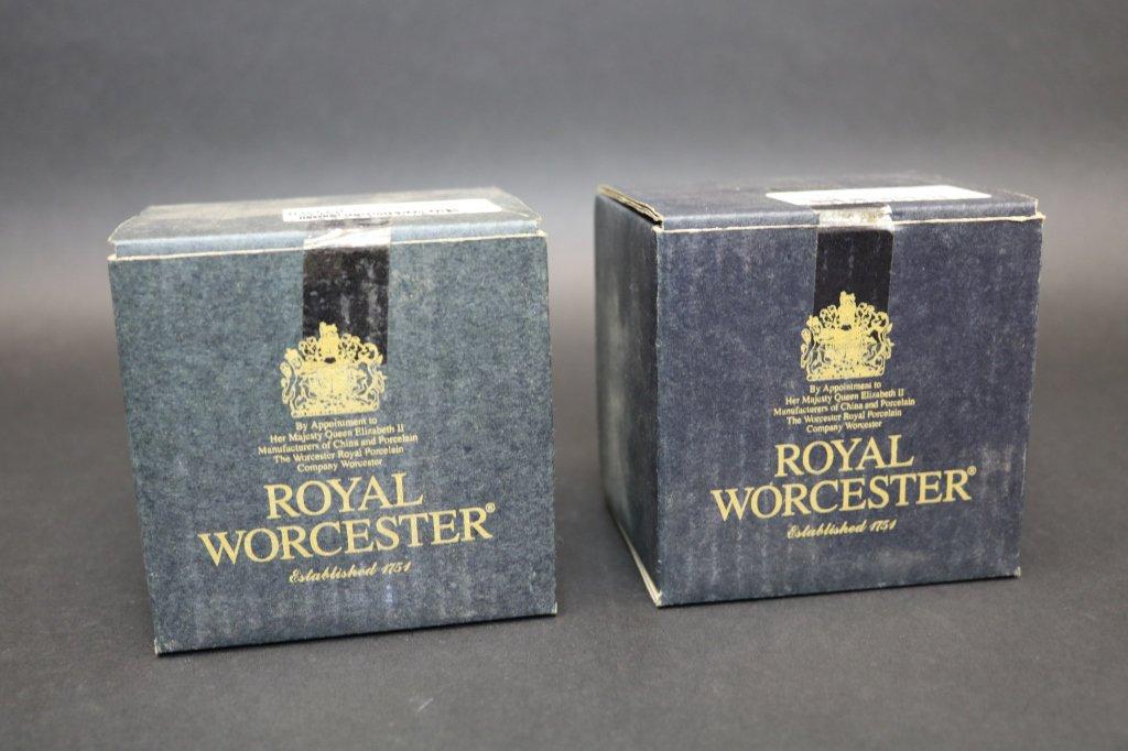 2 Royal Worcester Candle Votives