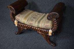 Hand Carved Bench