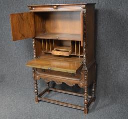 Vintage Drop Front Secretary Desk