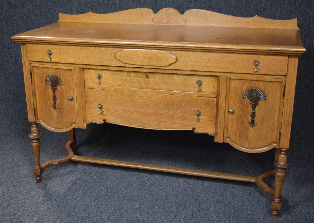 Antique Sideboard Buffet Server