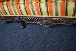 Vintage Hand Carved Sofa