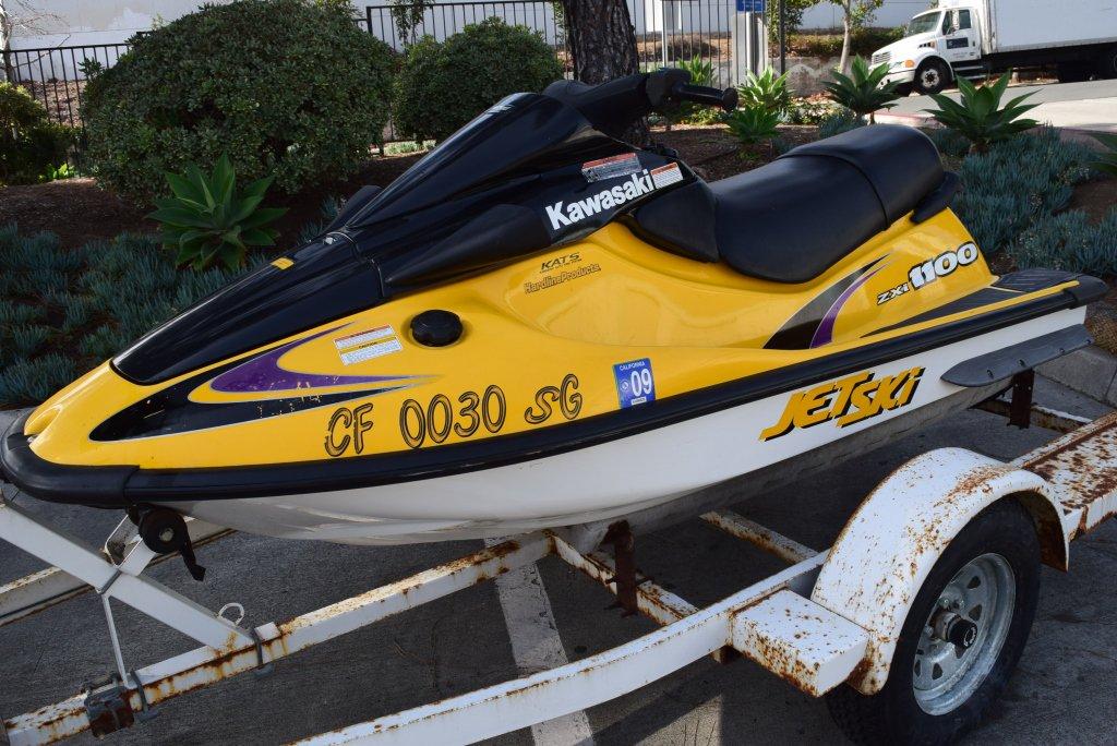 2000 Kawasaki ZXi 1100 Jet Ski With Trailer