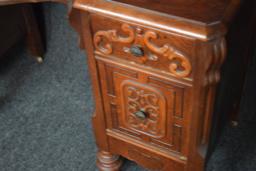 Vintage Double Pedestal Writing Desk