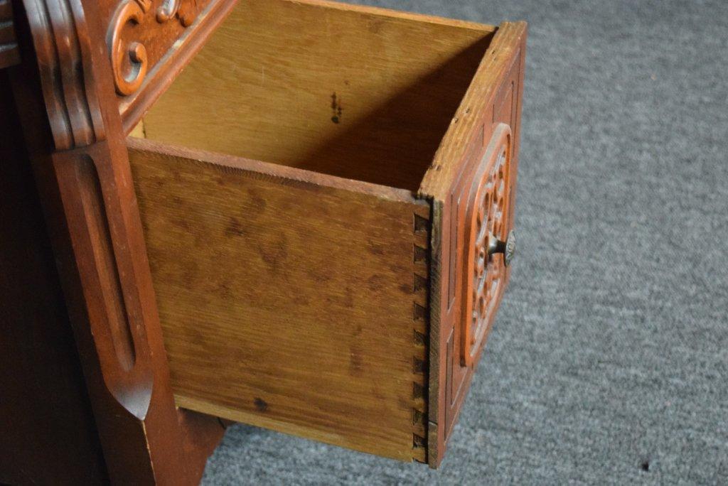 Vintage Double Pedestal Writing Desk