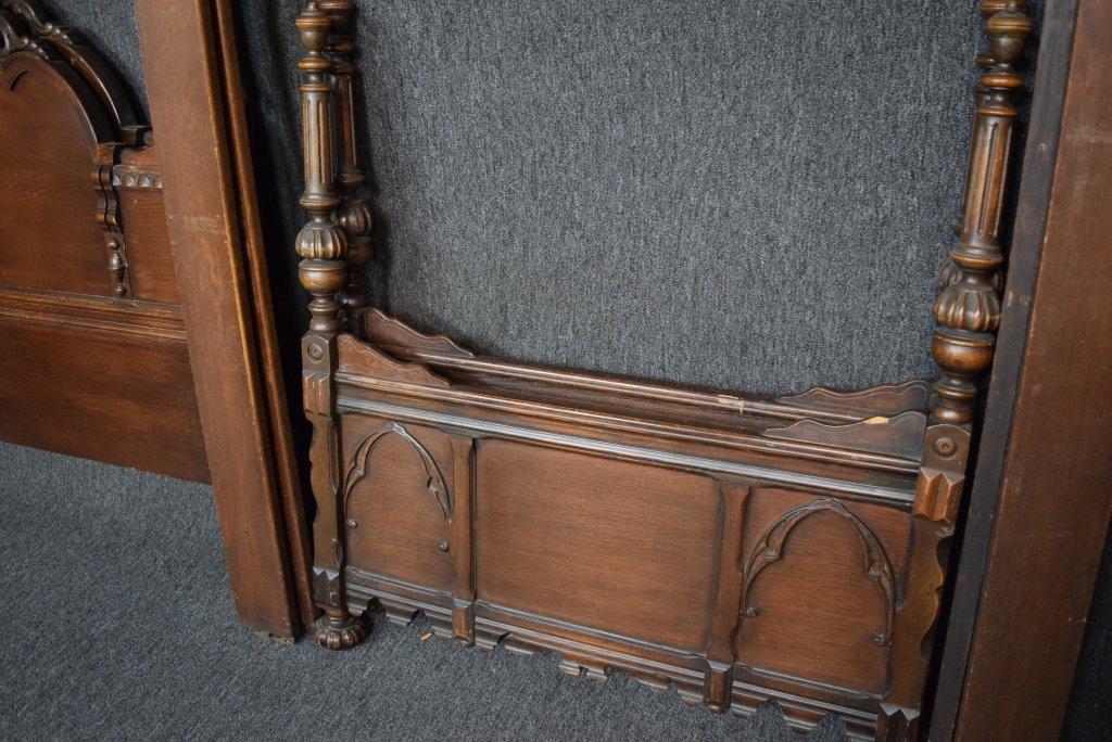 Pair Of  Antique Twin Size Beds