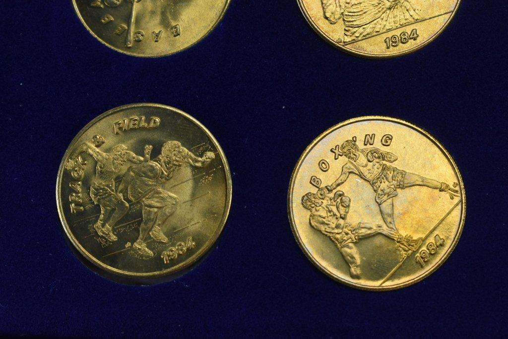 Games Of The XXIIIrd Olympiad 1984 Medallions