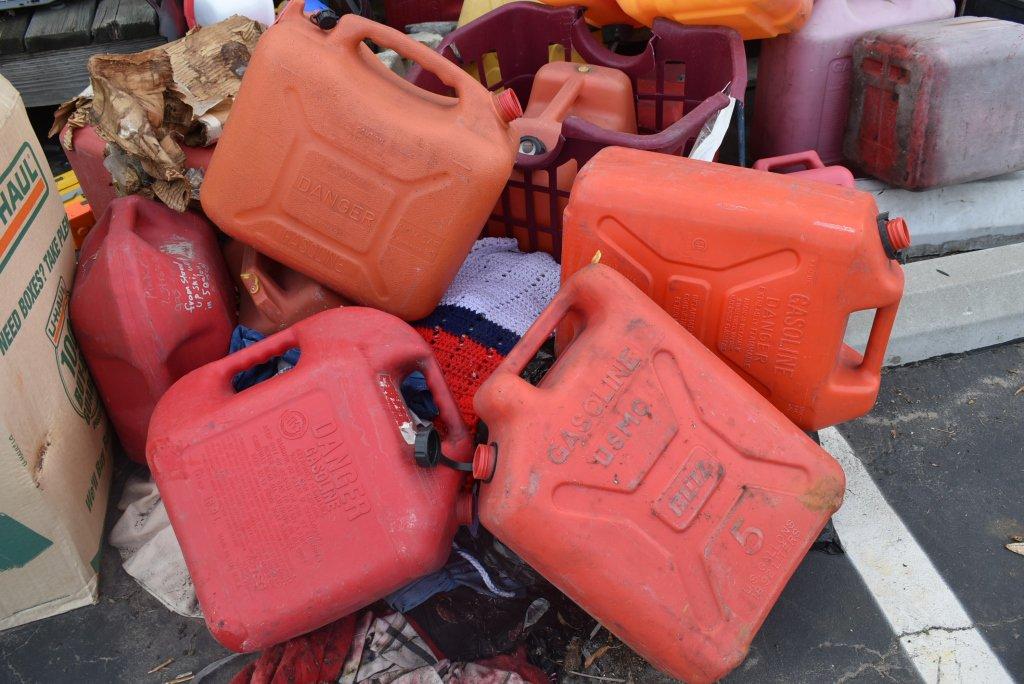 LOT Of Gas Cans