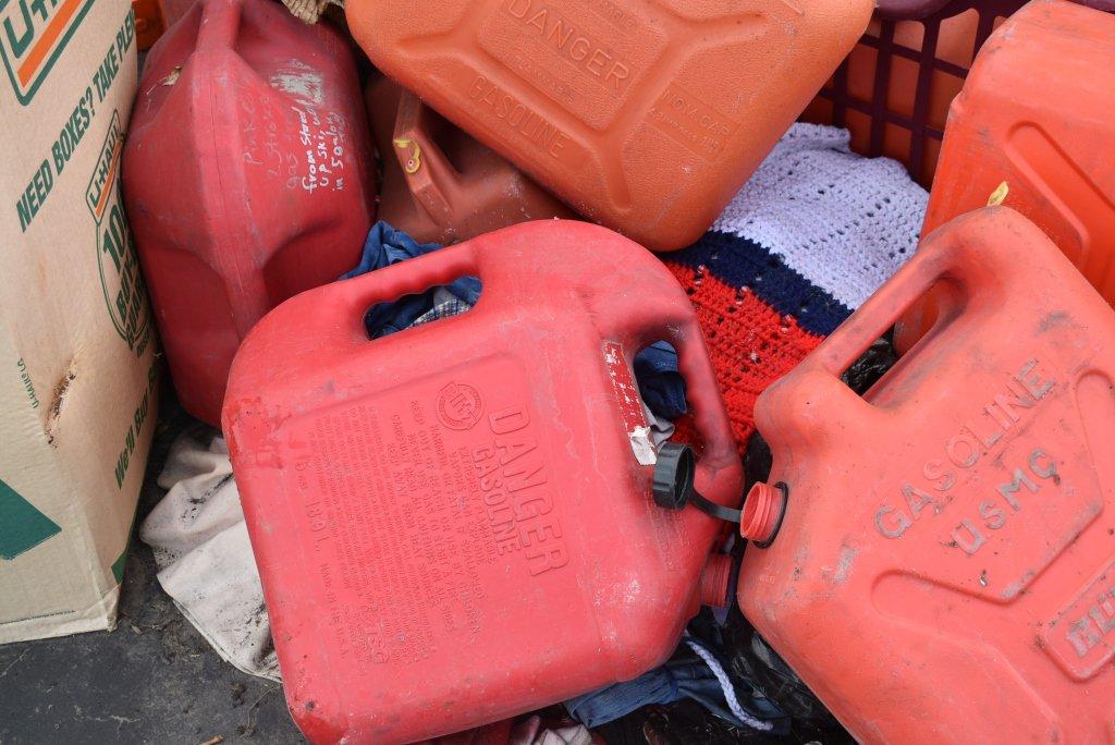 LOT Of Gas Cans