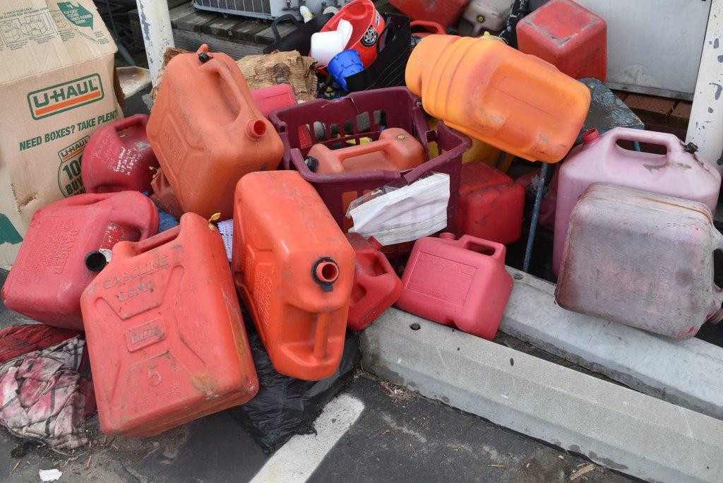 LOT Of Gas Cans