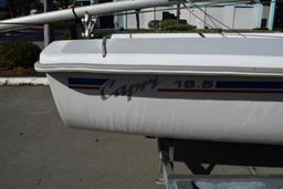 1998 Capri 16.5 Catalina Sailboat With Trailer