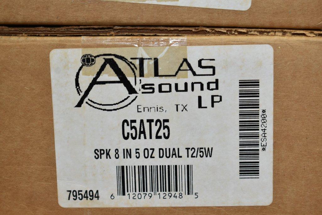 6 Atlas Sounds C5AT25 Speakers