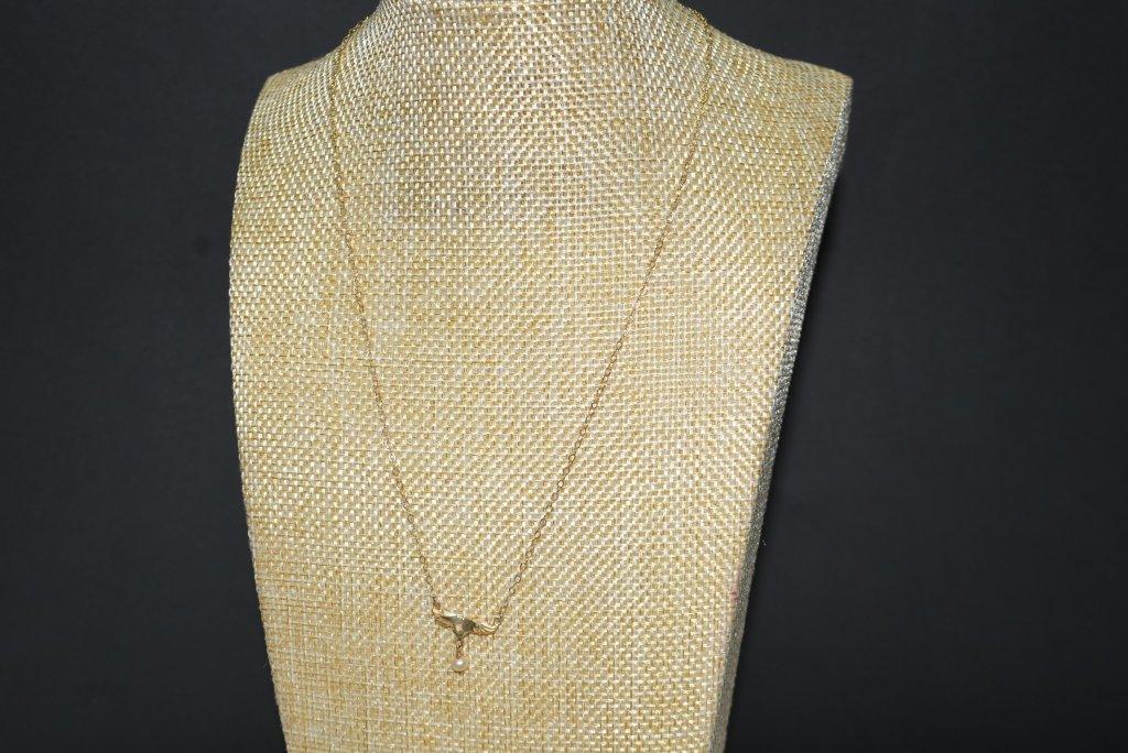 14k Gold Necklace And Pendant