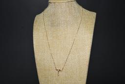 14k Gold Necklace And Pendant