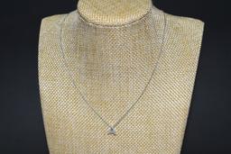 18k Gold Necklace With Pendant