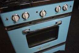 Big Chill Retro Style 4 Burner Gas Stove W/Oven