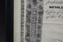 Antique Railroad Company Stock Certificate