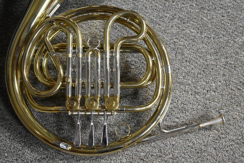 French Horn With Carrying Case