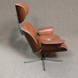 Vintage Eames Style Bent Wood Chair