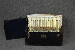 Vintage Accordion With Carrying Case