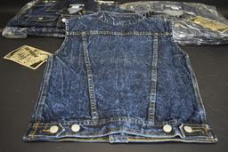 7 Vintage Jordache Jean Vest's