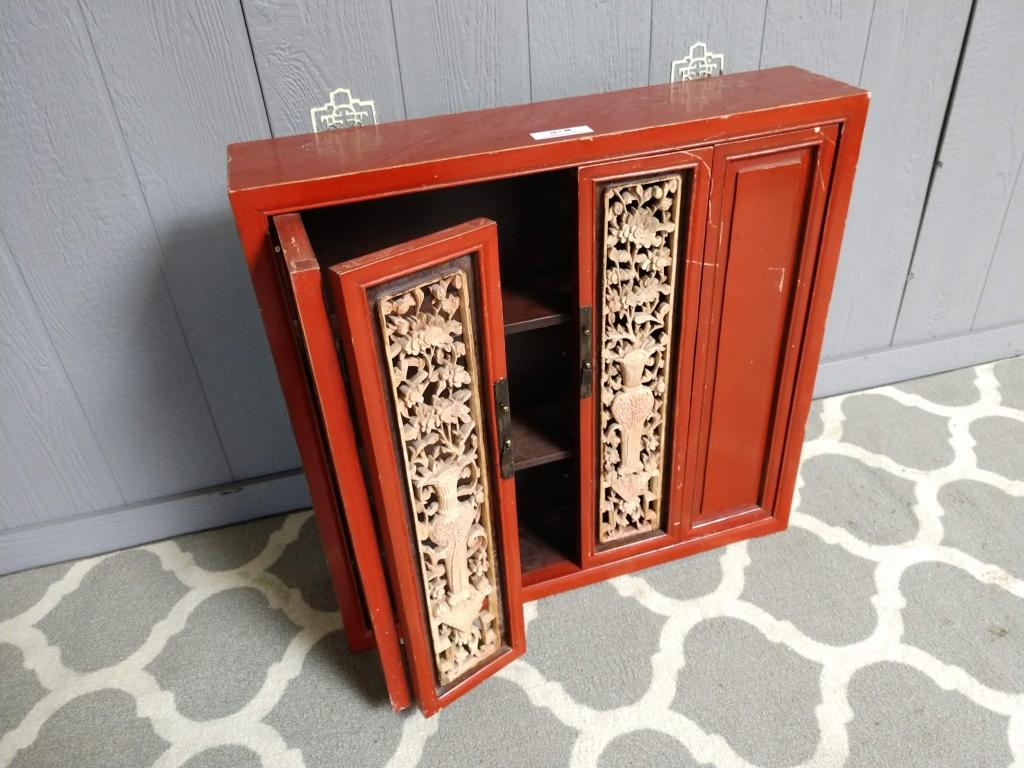 Asian Wall Mount Cabinet