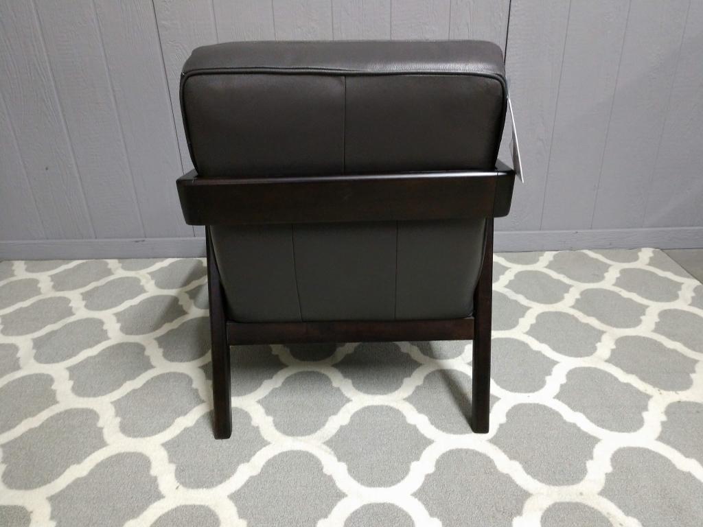 Divani Casa Amory Modern Dark Brown Leather Chair