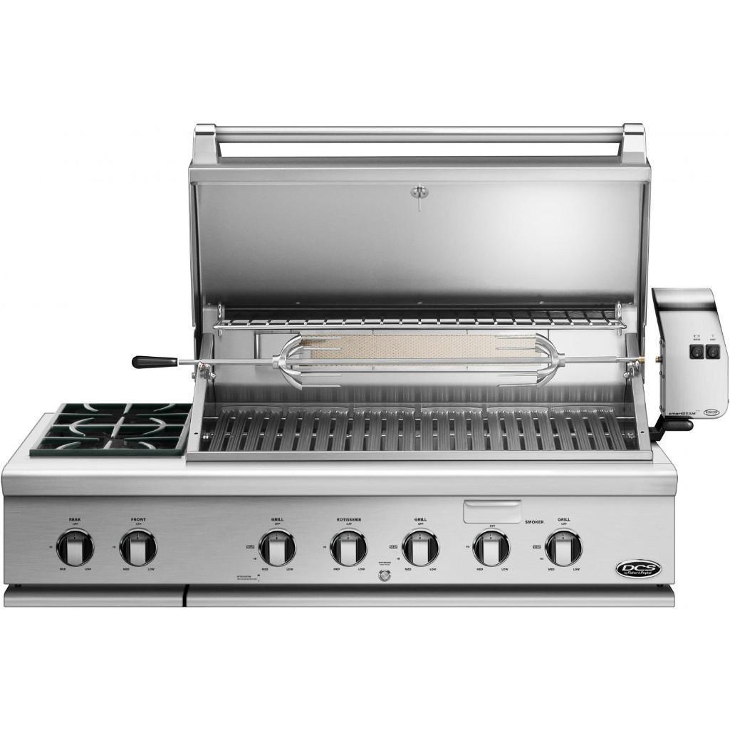 NEW DCS Series 7 Traditional 48in Stainless Steel Built In Natural Gas Grill With Side Burner