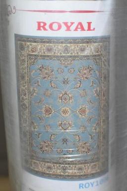 Royal Collection Sage Green Oriental Floral Design Area Rug